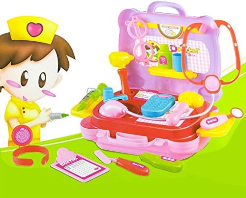 Kids Simulation Medicine Toys Doctor Series Pretend Play Medical Box,Children Educational Nurse Doctor Playing Toys Gifts 19 Pcs/set(Random Color)