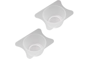 Pack of 2 Airbrushes Paint Filter Cups for Various Airbrushes Size Metal Screen Paint Strainer Cup for Efficient Craft Work M