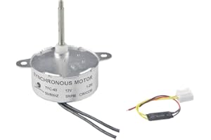CHANCS TYC40 Small Synchronous Motor DC 12V 5RPM Shaft 35mm CW/CCW Electric Motor for Decorative Colored Lights