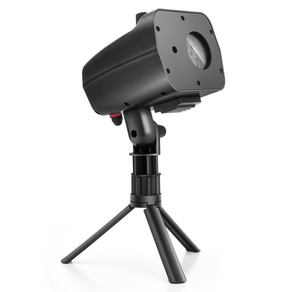 Ominilight 2 in 1 Laser and LED Projector Light，with Green&Red Laser and 4 LED Switchable Patterns, for Holiday, Party, Wedding, Disco