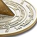 The Metal Foundry 1st Sundial - Recycled Solid Brass UK Manufactured Home Decor Or Garden Present Idea for Him, Her, Parents, Friends Or Couple On Their First Year of Marriage