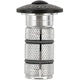 DJC Neco Bike Headset Compression Plug Expander with Top Cap for 1 Inch 1-1/8 Inch Fork Steerer Expander Plug for Carbon and Aluminum Bikes