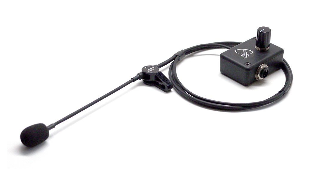 Myers Pickups The Feather Western Concert Flute Microphone System with Flexible Micro-Gooseneck