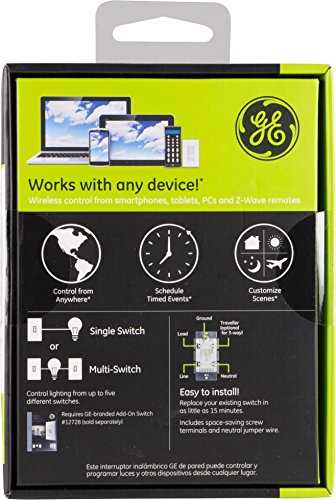 GE Z-Wave In-Wall Smart Light Switch (Toggle)