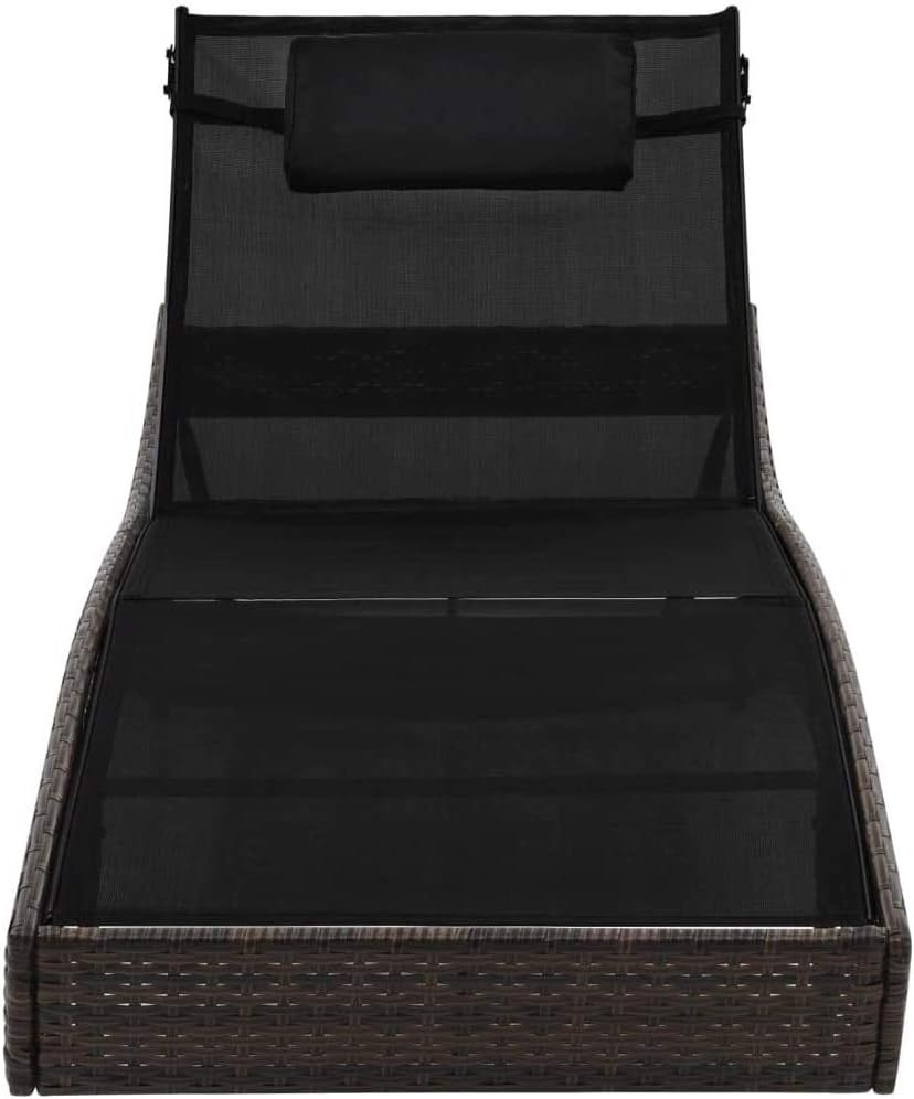 clearance chaise lounge on Amazon Com Oakville Furniture 61706 Outdoor Patio Rattan Wicker Adjustable Pool Chaise Lounge Chair Brown Garden Outdoor