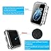 Pobon Compatible with Apple Watch 4 Case 40mm, Built-in Screen Protector [3D Touch] All-Around Protective Ultra Clear Soft TPU Case Fit for Apple Watch Series 4 40mm