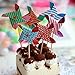 Pinwheel Cupcake Picks Cake Toppers,Pack of 18