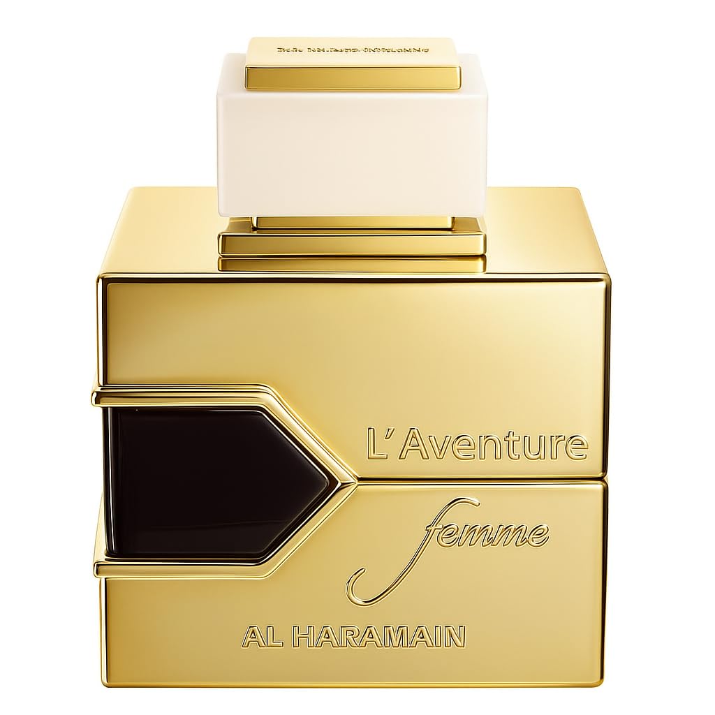 Al Haramain L’Aventure Femme 100ml Eau de Parfum Spray | Luxury Arabic Perfume for Women | Long Lasting Oriental Chypre Fruity Floral Musk Fragrance | Premium Perfume Gift for Her | Made in UAE