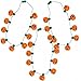 JOYIN 3 Pack Halloween Pumpkin Jack O Lantern Necklace LED Lightup Halloween Party Favors (3 Pieces Pack)