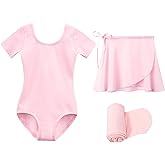 Stelle Ballet Leotards for Girls Toddler Dance Dress Outfit Combo with Skirt and Tights (Toddler/Little Kid/Big Kid)