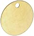 Brady Blank Valve Tags - Round Brass Tags, 1-1/2" Diameter, B-907 (Pack Of 25) - 23210 primary