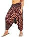 SARJANA HANDICRAFTS Mens Womens Rayon Mandala Pockets Harem Pants Yoga Drop Crotch Trouser