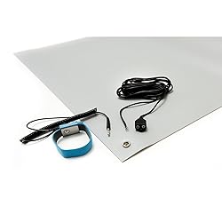 Bertech ESD Anti-Static Table Mat Kit, 18 In. x 24