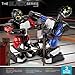Black Series RC Toy Boxing Battle Robots, Deliver Punches & Jabs in Fights, Dual RC Wireless Controllers, Multi-Direction Movement W/Full Motion, Battery-Operated, Blue/REDthumb 1