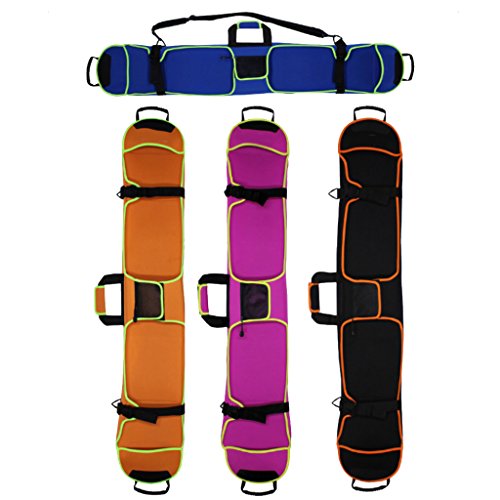 New Snow Board Skiing Ski Snowboard Bag Holdall Carry Case Shoulder Bag 145cm - Rose Red, 145cm