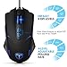 PICTEK Gaming Mouse Wired [7200 DPI] [Programmable] [Breathing Light] Ergonomic Game USB Computer Mice RGB Gamer Desktop Laptop PC Gaming Mouse, 7 Buttons for Windows 7/8/10/XP Vista Linux, Blackthumb 2