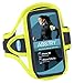 Tune Belt Armband for iPhone SE, 5, 5s, 5c & iPod Touch 6, 5 - Great for Running, Jogging & Sports for Men & Women – Ultra Reflective, Sweat-Resistant Design [Yellow]