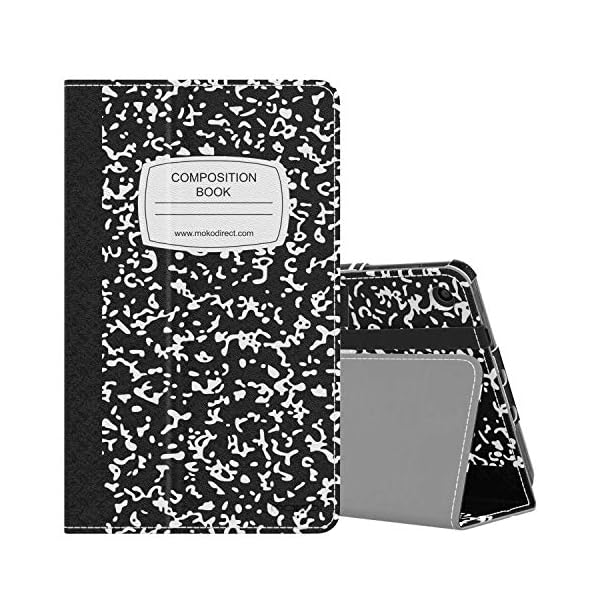 MoKo-Case-Fits-Kindle-Fire-7-Tablet-9th-Generation-2019-Release-Premium-PU-Leather-Slim-Folding-Stand-Shell-Multiple-Viewing-Angles-Cover-with-Auto-WakeSleep-Notebook-Black