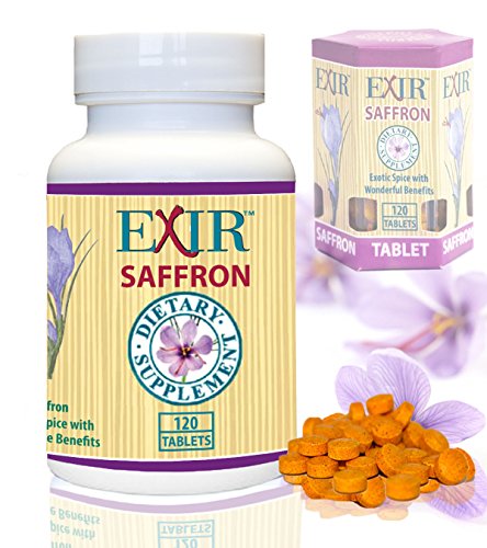 Exir Saffron Dietary Supplement 120 Capsules | The Worlds Most Exotic Spice is the Most Beneficial Exir Saffron Dietary Supplement 120 Capsules | The Worlds Most Exotic Spice is the Most Beneficial