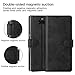 Redluckstar Sony Xperia 10 Plus Case, Flip Folio Cover Leather Wallet [Magnetic Closure] [Card Slots Cash Holder] [Stand Kickstand] [TPU Bumper] Shockproof Case for Xperia 10 Plus (6.5 Inch) Black