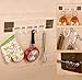 Crystallove Metal Towel Rail and Kitchen Utensils Traceless Hook Rack with Adjustable 6 Hooks (Style 1)