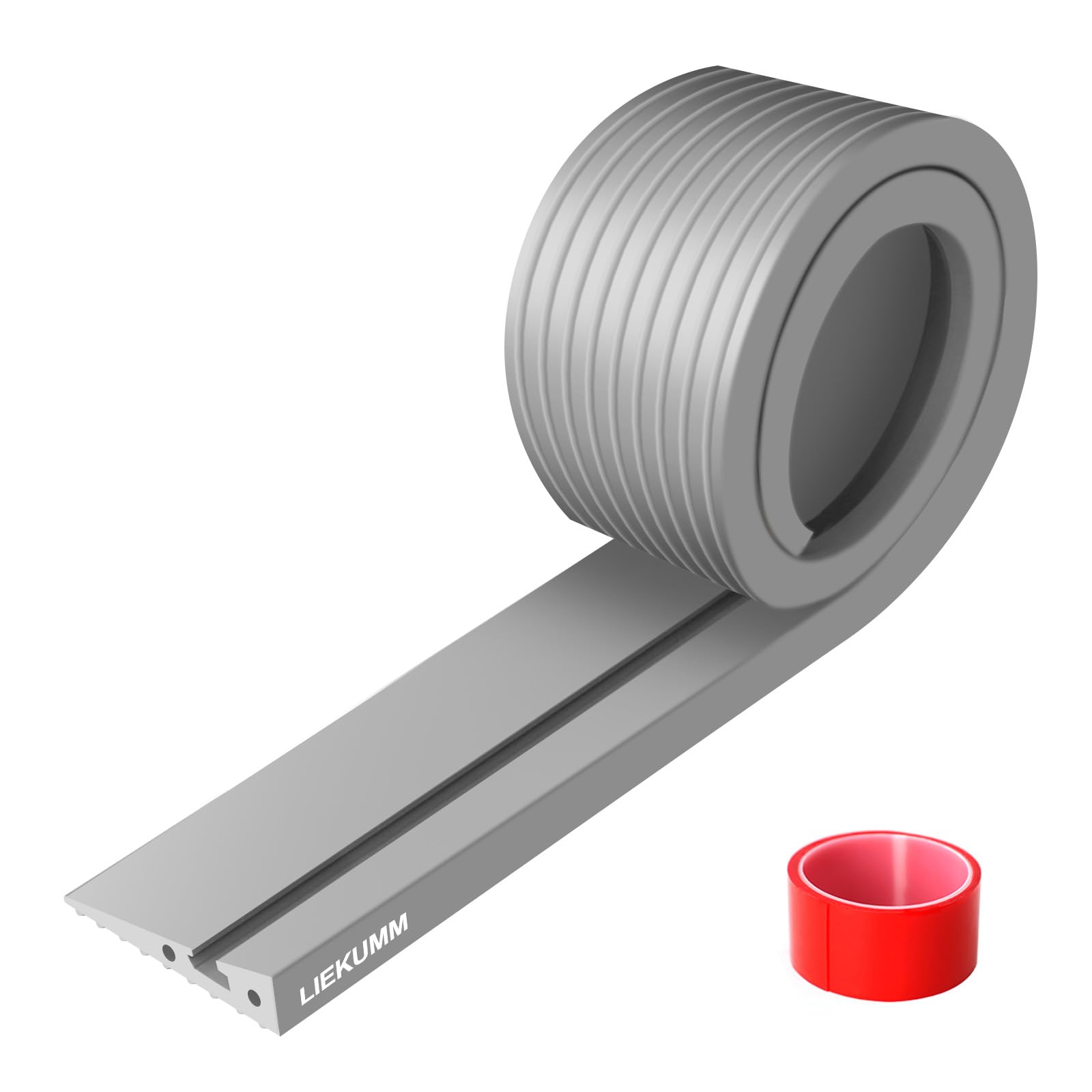 LIEKUMM 2 cm Height Wheelchair Ramp, 1000 kg Load Capacity PVC Portable Ramps for Wheelchairs, Indoor & Outdoor Threshold Ramp, Ramps for Mobility Scooter, Electric Wheelchair, Garage, Kerb, Grey