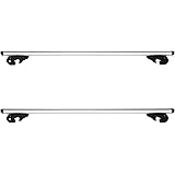 Amazon Basics 2-Piece Heavy-Duty Universal Cross Rail Roof Rack, 56 inches