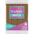 Sculpey III Polymer Oven-Bake Clay, Hazelnut Brown, Non Toxic, 2 oz. bar