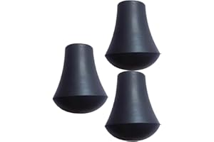 DEEVOKA 3 Pieces Drum Leg Tip Floor Tom Legs Parts Replacement Bracket Feet Drum Feet Slipcover Anti Skid Drum Feet Holder Percussion Parts, style A