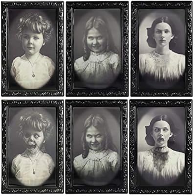 halloween moving picture frames