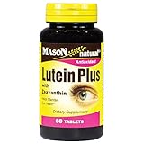 Mason Natural Lutein Plus with Zeaxanthin for Eye Health Tablets, 60 Count