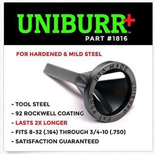 Uniburr 1816 Plus Deburring Tool Bit, Small