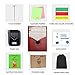 GECKO Kalimba 17 Keys Wide key Thumb Piano builts-in EVA high-Performance Protective Box, Tuning Hammer and Study Instruction.K17MA