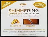 My SpaLife Shimmering Under Eye Treatments, 24K Gold, Hydrogel Pads, 6 Treatments.
