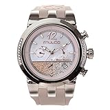 Mulco Bluemarine Infinity 2017 MW5-4721-113 Stones in Bezel Beige Silicone Band