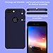 TORRAS iPhone 7 Plus Case/iPhone 8 Plus case, Liquid Silicone Rubber Slim Fit Soft Phone Case with Microfiber Cloth Lining Compatible with iPhone 7 Plus/iPhone 8 Plus, Midnight Blue