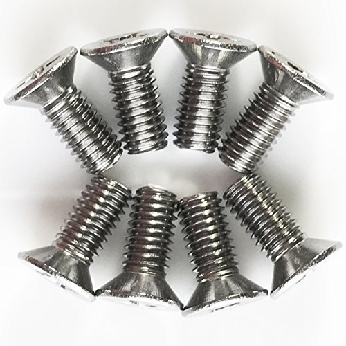 Prime Ave Stainless Steel Brake Disc Rotor Screws For Acura & Honda 936-000-601-40-H (Pack of 8)