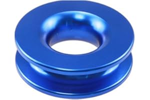 SUPERNINE Blue Soft Shackle Recovery Ring Winch Snatch Recovery Ring 41000 Lbs Winch Snatch Towing Ring,Tackle Pulley System for ATV UTV SUV Truck Towing Rcovery
