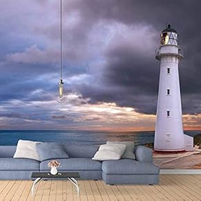 Wall Mural The Seaside Lighthouse Removable Wallpaper Wall Sticker for Bedroom Living Room - 66x96 inches