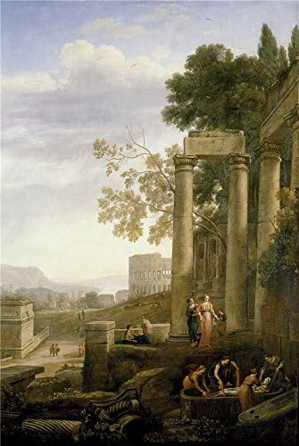 'Lorraine Claude The Burial Of Saint Seraphia 1639 40 ' Oil Painting, 12 X 18 Inch / 30 X 45 Cm ,printed On Polyster Canvas ,this Amazing Art Decorative Prints On Canvas Is Perfectly Suitalbe For Home Office Decoration And Home Gallery Art And Gifts