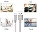 Suanna iPhone Cable 3Pack 10FT Nylon Braided Certified Lightning to USB iPhone Charger Cord for iPhone 8 7 Plus 6S 6 SE 5S 5C 5, iPad 2 3 4 Mini Air Pro, iPod Nano 7 - Gray