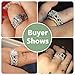 Newshe Jewellery Cubic Zirconia Engagements Rings 925 Sterling Silver Wedding Bands for Women 3PCS Bridal Rings Sets Princess Promise Rings for her Size 4-13