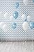 Metallic Pearl White and Light Baby Blue Balloons 12 Inch Thick Latex Balloon Pack of 72 and 65 Yards Curling Ribbons Party Set for Elephant Baby Shower Birthday Wedding Gender Reveal Party Supplies