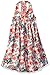 Bonnie Jean Girls' Sleeveless Printed Chiffon Hi Low Dress