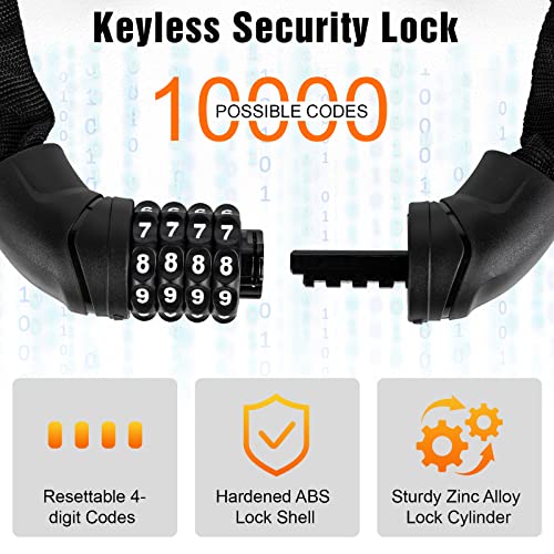 Titanker Bike Chain Lock, Security AntiTheft Bike Lock Chain