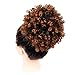 GX Beauty Afro Ponytail Drawstring African American Curly Ponytail Hair Extensions Synthetic Kanekalon Puff Ponytail Hair Piece for Black Women(#T30)