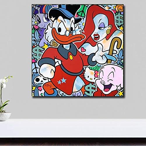 HGlSG DIY Pintar por números Artístico nórdico Graffiti