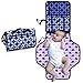 Diaper Changing Pad with Bonus Loop for Toys- Portable Diaper Changing Kit for Dads & Moms -Changing Station Organizer for Outdoor & Travel - Play Mat On The Go- Perfect Baby Shower Gift