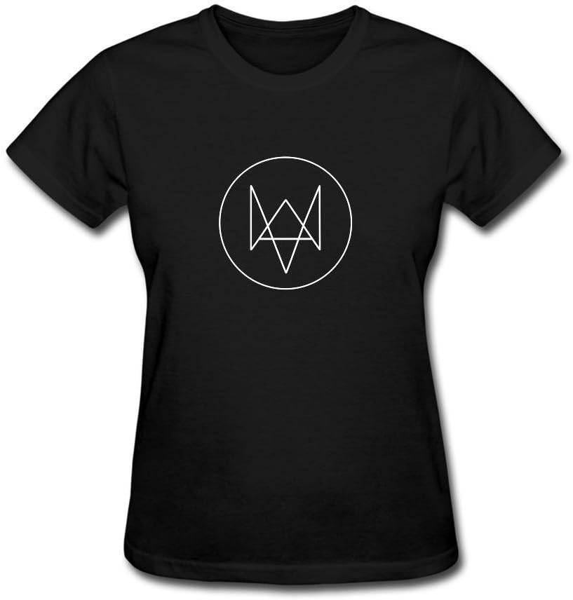 ZHONGGAN Women's Watch Dogs Game Logo Short Sleeves T-shirt Size XL