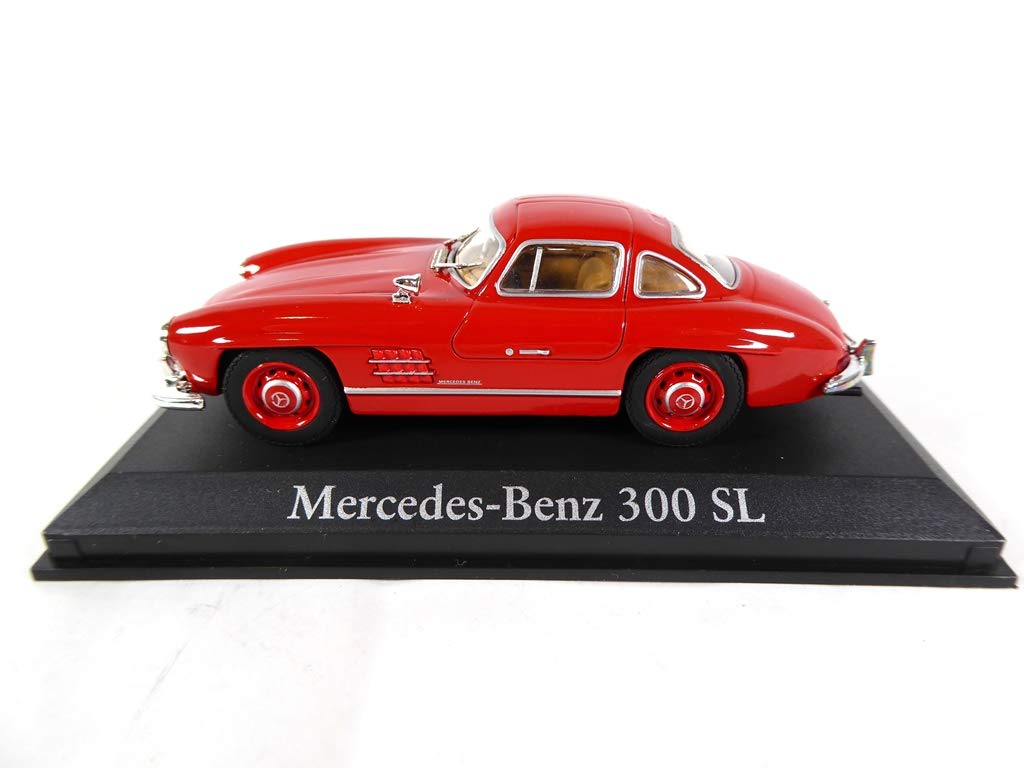 OPO 10 - Miniature car compatible with Mercedes Benz 300 SL red 1/43 (RBA23)